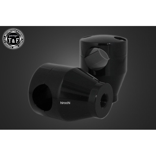 Handle Clamps - ガレージT＆F ハンドルポスト カワサキ エリミネーター250V ブラック 2インチ 8031217 JP店