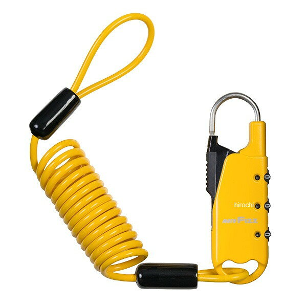 【New】【メーカー在庫あり】 タナックス TANAX ワイヤーロック コイル イエロー MFK-9005 JP店