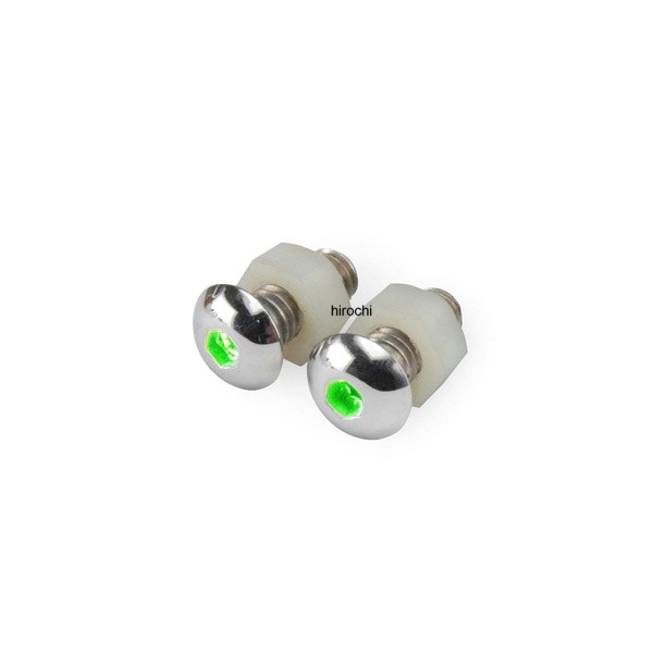 30306 デザインエンジニアリング Design Engineering Lite'N Boltz LEDアクセントボルトセット グリーンカラー：グリーン素材：ステンレス鋼ボルトサイズ：5/16-18×3/4頭部分厚み：約4.5mm頭部分直径：約13.9mm内容物：ライト付きボルト×2本適合：汎用自動車やモーターサイクル用の耐熱ライナーやサウンドコントロールライナーで評価の高い、デザインエンジニアリングによる、LED内蔵のボタンヘッドボルトです。自動車へアクセント照明として様々な用途でご利用になれます。メーター周りをはじめとする明るく照らしたい箇所や、デコレーションとしてご活用ください。※電圧は12V対応です。※ネジサイズをご確認ください。※商品画像はイメージです。実際の商品と色や形状が異なる場合がございますのでご注意ください。039229楽天 JP店