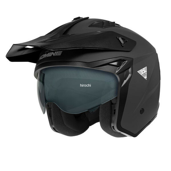 【メーカー在庫あり】 コミネ ストリートジェットヘルメット ブラック Lサイズ HK-173 JP店