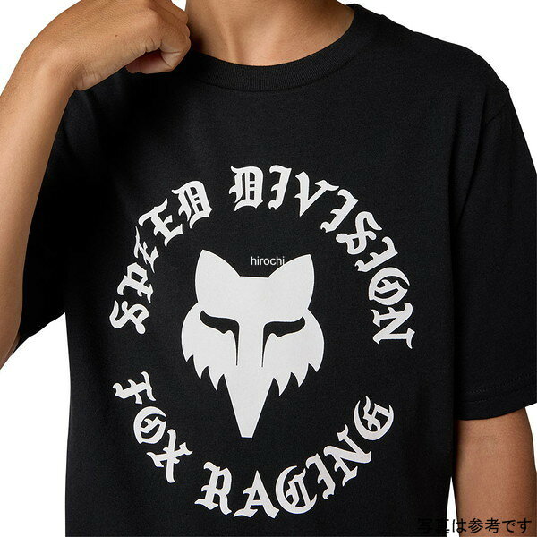 【メーカー在庫あり】 FOX フォックス ユース S/S Tシャツ バッジ 黒 YMサイズ 384...