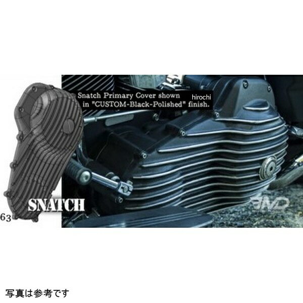部品屋K&W Snatch プライマリーカバー 06年-UP ツインカム ダイナ ブラックカット PCTC-R-D-BC JP店