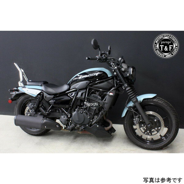 ガレージT&F 極太φ38シーシーバーショート メッキ 純正フェンダー専用 カワサキ エ...