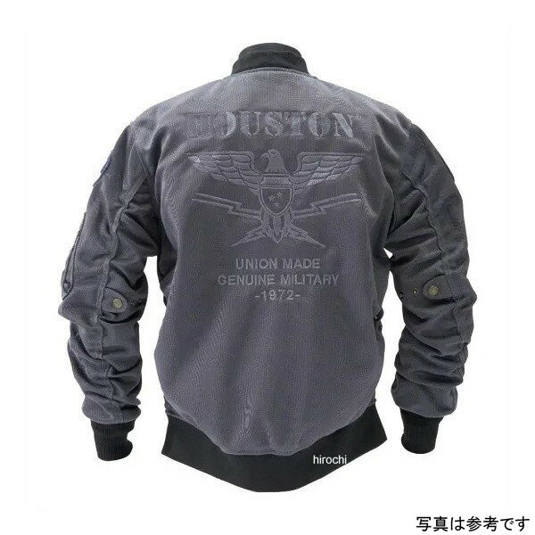 【New】 ヒューストン HOUSTON MA-1 ジャケット メッシュ M/C ブラック 2XLサイズ ...