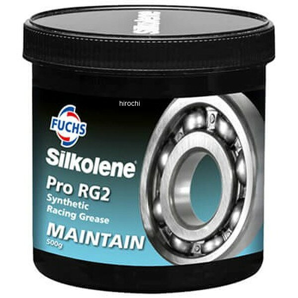 フックス FUCHS 多用途レーシンググリース PRO RG2 GREASE 500g容量:500g優れた極圧性と高い融点を持つリチウムコンプレックスグリースです。卓越した低フリクションと防水性でベアリング等を保護します。抵抗を少しでも減らしたい部分への使用にお勧めします。ヘッドパーツ、ハンガーシャフト、ボールベアリング等あらゆるシーンに使用可能です。※パッケージデザインは変更になる場合がございます。予めご了承下さい。SIL602686749楽天 JP店