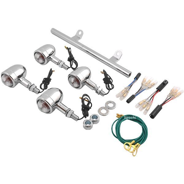 ハリケーン ミニブレットウインカーキット ボルト/R/ABS クリアレンズ HA5448C JP店