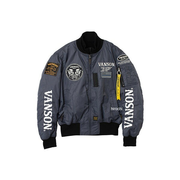 バンソン VANSON 2026年秋冬モデル MA-1 ジャケット グレー/アイボリー Mサイズ：Mカラー：グレー/アイボリー・肩、肘、脊椎、胸部にソフトプロテクター標準装備・CPS(チェストプロテクターシステム)取付け用ベルクロ付き※プロテクター・CPSアタッチメントは別売り(RS TAICHI用)・専用着脱式ネックウォーマー装備・PU加工＋透湿防水フィルム内蔵の2重構造で防風、撥水機能がアップ・ジャケット本体は中綿入りで保温効果がアップ・リブ部分にネオプレーンを内蔵し隙間風をシャットダウン※商品画像は参考です。実際の商品と色や形状が異なる場合がございますのでご注意ください。VS26108W楽天 JP店