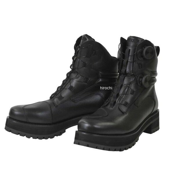 フラッグシップ FLAGSHIP ハイステップレザーブーツ ブラック 24.5cmサイズ FSB-806 JP店