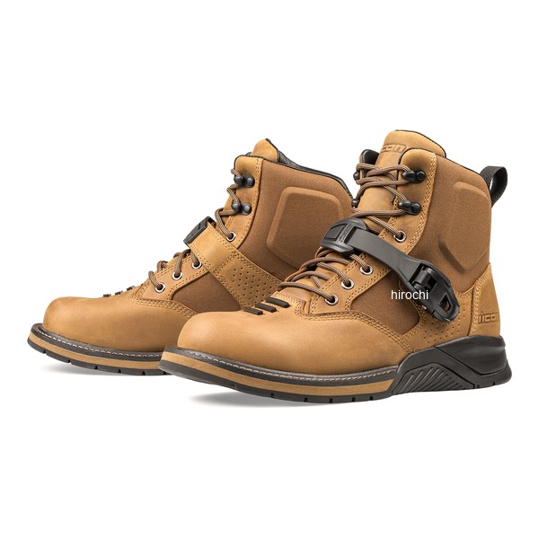 アイコン ICON ブーツ SUPERDUTY6 CE WATERPROOF ブラウン 10.5(28.5cm)アイコン ICON スーパーデューティー6 ブーツ ウォータープルーフ ブラウン 10.5(28.5cm)サイズ：10.5(28.5cm)カラー：ブラウン本格派アメカジスタイル前モデルのSAFETY TOEから防水仕様に進化。不動の人気を誇るブーツスタイルでアメカジバイクファッションを楽しめる一足。素材プレミアム・リアルレザー本革とナイロンインサートを組み合わせ、耐久性と履き心地を高いレベルで両立。防水仕様紙のように薄くてブーツのフィット感を損なわないCosmo HBR透明湿気防水シート採用。ソール耐油・高クッション滑りにくい耐油性ラバーソールと、長時間の使用でも疲れにくいEVAインソールを採用。3403-1358楽天 JP店