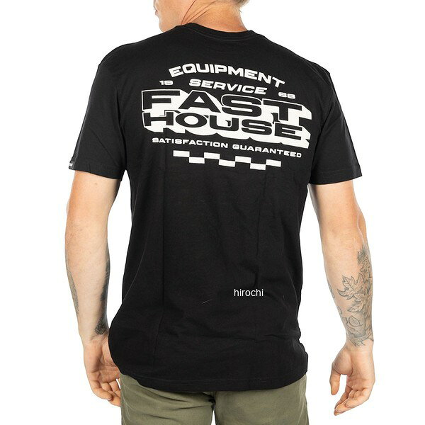 ファストハウス FASTHOUSE Tシャツ S メンテナンス ブラックサイズ：Sカラー：ブラックFASTHOUSEらしいグラフィックをあしらった、シンプルで着回しやすいTシャツ軽量な100％リングスパンコットンを使用し、FASTHOUSEならではのアスレチックフィットを採用。プレウォッシュ加工により、柔らかな着心地と縮みにくさを実現。・コーマ糸を使用した100％リングスパンコットン・柔らかく軽量な4.3oz生地・クルーネック仕様のアスレチックフィット・スクリーンプリントグラフィック・左袖に織りネームラベル配置・プレウォッシュ加工による快適な着心地と縮みの軽減※画像はイメージです。他車種・他カラーを含みます。100099-00-08楽天 JP店
