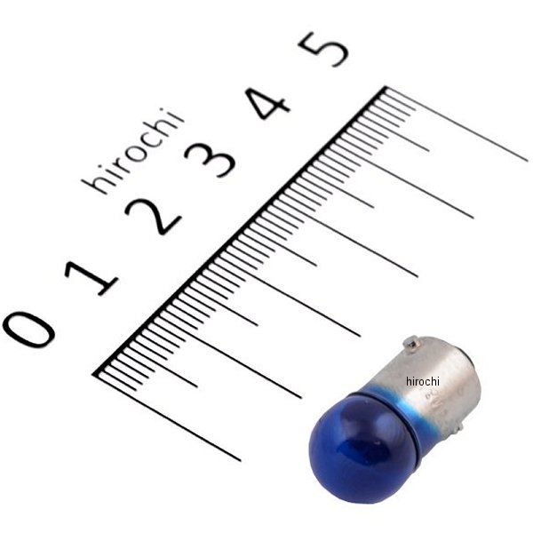 M&H マツシマ 口金シングル球 12V3.4W メーター/ポジション球 (ブルー) (1個売り) 1P7113BL JP店