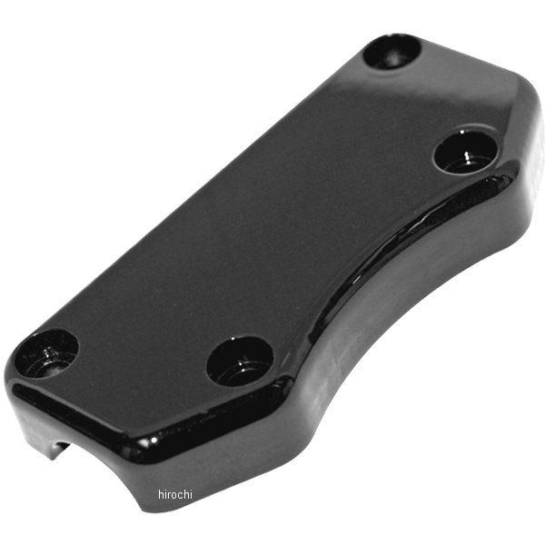 【USA在庫あり】 DRAG 1インチ、1.25インチ バッファロー ハンドルバー トップ クランプ 黒 無地 0602-0348 JP店