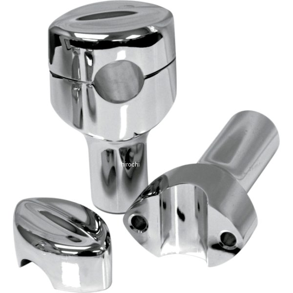 【USA在庫あり】 LAチョッパーズ LA Choppers 1.25インチハンドルバー 3インチ(76mm)高 ライザー クローム MOHAWK 0602-0492 JP店