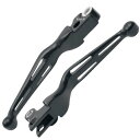 【USA在庫あり】 DRAG レバーセット スロット(ハイドロ) 08年-13年 FLT 黒(つや消し) 0610-0221 JP店