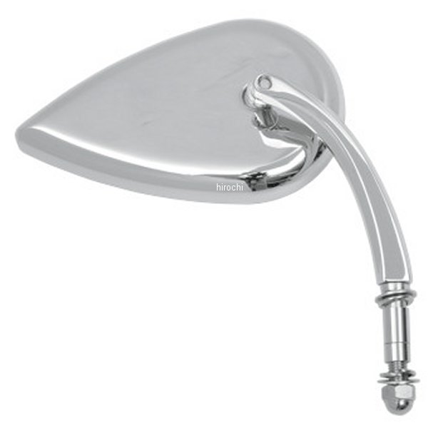 【USA在庫あり】 DRAG ミラー ティアドロップ ショートステム クローム(1個売り) 0640-0388 JP店