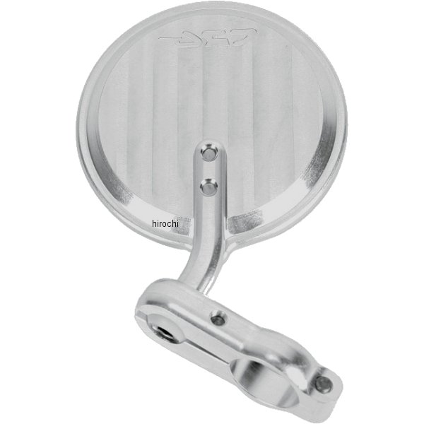 【USA在庫あり】 シーアールジー CRG バーエンド ミラー 3インチラウンド シルバー(左) 0640-0439 JP店