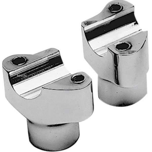 【USA在庫あり】 DRAG 1インチハンドルバー 1.5インチ(37.5mm)高 ライザー クローム DS-290113 JP店