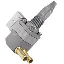 【USA在庫あり】 ピンゲル PINGEL フューエル バルブ 3/8インチ(9.5mm) NPT デュアル 90°5/16インチ クリアアルマイト DS-39...