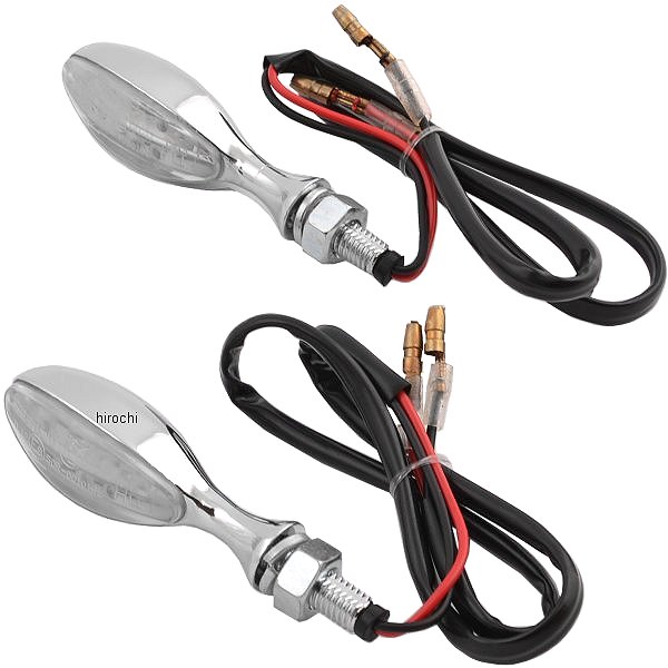 【USA在庫あり】 バイクマスター BikeMaster LEDウインカー 魚雷 クローム bkm266218 JP店