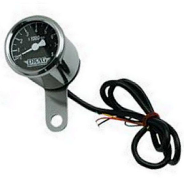 【USA在庫あり】 DRAG 1.875インチ ミニ電子タコメーター 8000rpm 黒 2211-0055 JP店