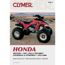 【USA在庫あり】 クライマー Clymer マニュアル 整備書 87年-06年 ホンダ TRX250X/300EX 4201-0064 JP店