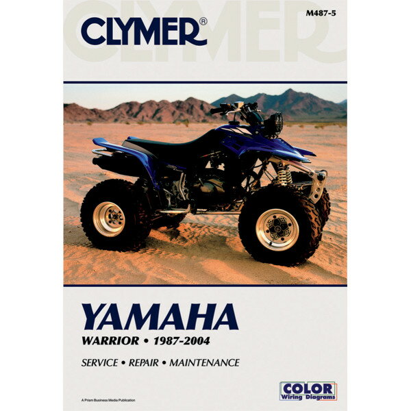【USA在庫あり】 クライマー Clymer マニュアル 整備書 89年-04年 ヤマハ 350 WARRIOR 4201-0068 JP店