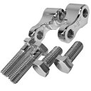 【USA在庫あり】 LAチョッパーズ LA Choppers リア ロワリングキット 1インチダウン 05年以降 XL クローム 1304-0300 JP店