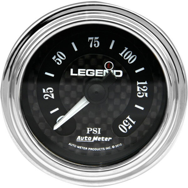 【USA在庫あり】 レジェンド LEGENDS 空気圧ゲージ 0-150psi フェアリング用 ダイヤモンドカット/ライト 2212-0494 JP店