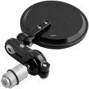 【USA在庫あり】 パワースタンドレーシング Powerstands Racing ミラー バーエンドマウント フランコ 1.14インチ 黒(1個売り) 0640-0446 JP