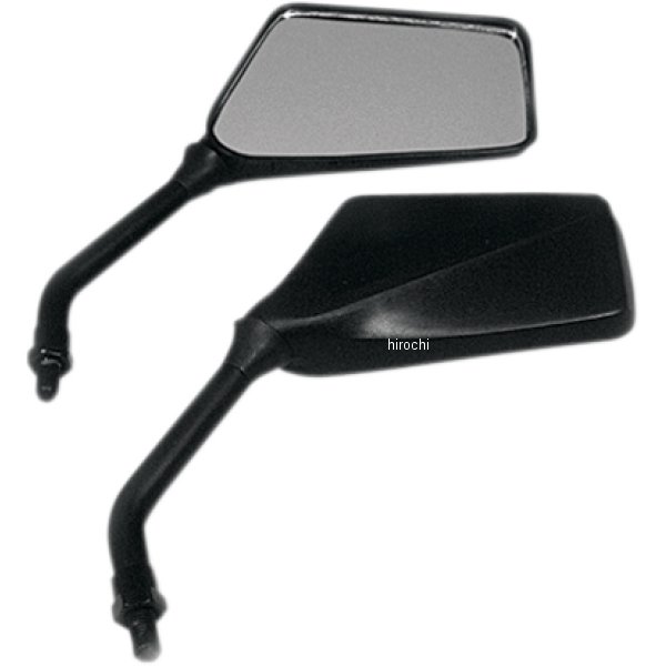 【USA在庫あり】 エムゴ EMGO ミラー トリムライン ヤマハ用 5インチステム 黒(右) 2097120 JP