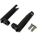 【USA在庫あり】 DRAG パッセンジャーペグ 取付金具 93年以降 FLT 黒 1620-1057 JP店