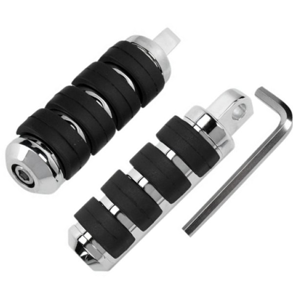 【USA在庫あり】 DRAG 補修用フットペグ クローム(左右ペア) 1622-0146 JP店