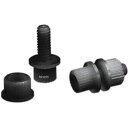 【USA在庫あり】 Parts Unlimited ナンバープレート ボルトキット 黒 (100個入り) 2030-0010 JP店