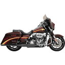 【USA在庫あり】 バッサニ Bassani フルエキゾースト Road Rage 10年-16年 FLH ロング 黒 1800-1238 JP店