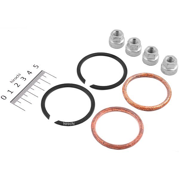 【USA在庫あり】 ジェームズ JAMES エキゾースト ガスケット 銅 84年以降 6角ナット付き 1861-0461 JP店