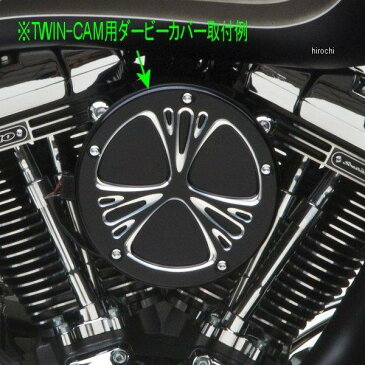 【USA在庫あり】 1010-0633 18-385 アレンネス Arlen Ness エアクリーナー ダービーサッカー スタンダードフィルター カバー無し 黒 08年以降ツーリング