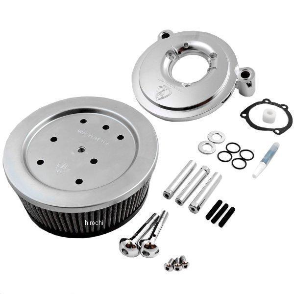 アレンネス Arlen Ness エアクリーナー ステージII ビックサッカー 合成繊維・フィルター クローム 00年以降Twin Cam 18-520 JP店