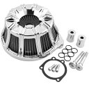 1010-1504 アレンネス Arlen Ness エアクリーナー インバータ 00年-17年 Twin Cam 10-ゲージ クローム 18-942 JP店