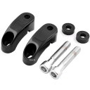 【USA在庫あり】 アレンネス Arlen Ness ウインカー取付金具 39mmフロントフォーク用 黒 2040-1000 JP店