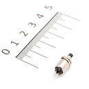 【メーカー在庫あり】 キジマ プッシュスイッチ ボタン/ブラック 0.5A125VAC HD-09007 JP店