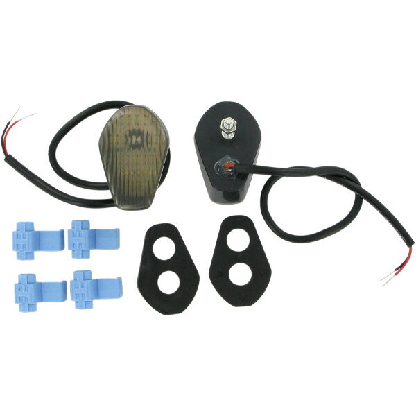 【USA在庫あり】 ホットボディーズ Hotbodies フロント マーカーライト 埋め込み型 スモーク 01年-03年 GSX-R 2040-0378 JP店