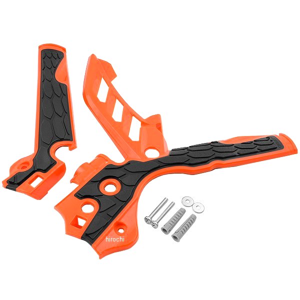 【USA在庫あり】 アチェルビス ACERBIS フレームガード X-Grip 11年-15年 KTM SX125 オレンジ/黒 acb2374251008 JP店