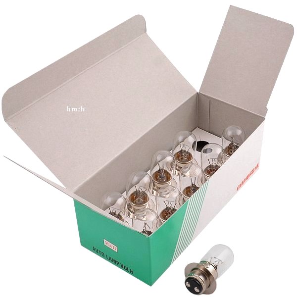 M&H マツシマ ノーマルバルブ 12V25/25W ヘッド球 (クリア) 1箱 (10個入り) PH7 B-...