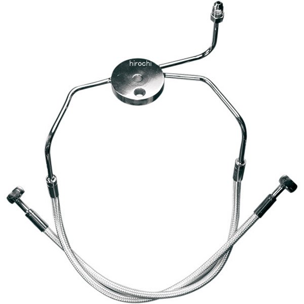 Brake Hose - 【USA在庫あり】 マグナム MAGNUM フロント ブレーキライン ソフテイル(シングルディスク) ロワー クローム 1741-1615 JP店