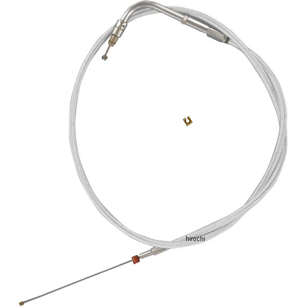  バーネット Barnett スロットルケーブル 34インチ シルバー 01年以降 ソフテイル 0650-0507 JP店