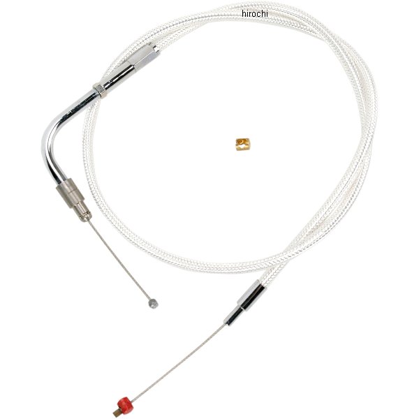 【USA在庫あり】 バーネット Barnett スロットルケーブル 42インチ シルバー 02年 FLHT、02年-07年 FLHR 0650-0513 JP店