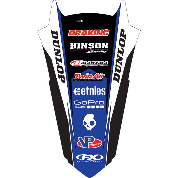 【USA在庫あり】 ファクトリーFX FACTORY EFFEX デカール リアフェンダー 10年-13年 YZ450F (14年スタイル) 4302-3598 JP店