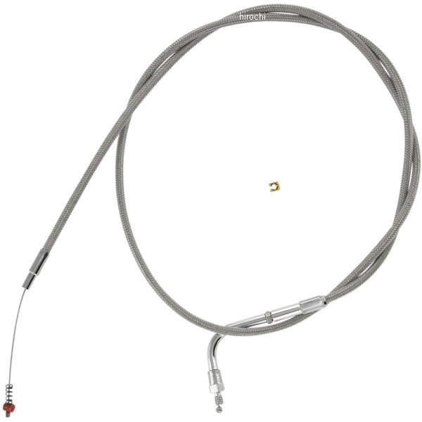 【USA在庫あり】 バーネット Barnett アイドルケーブル 34インチ ステンレス 01年以降 ソフテイル DS-2..