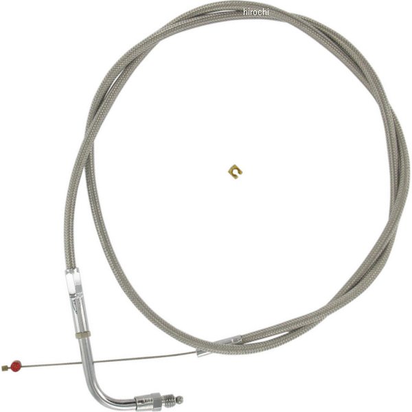  バーネット Barnett スロットル ケーブル 42インチ ステンレス 90年-95年 FLHTC、90年-94年 FLTC 56327-90 DS-223991 JP店