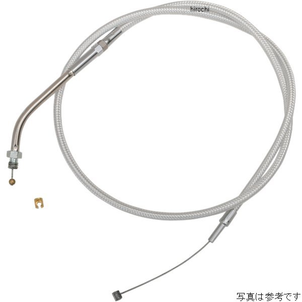 【USA在庫あり】 マグナム MAGNUM スロットル ケーブル 32.5インチ クローム 92年-...